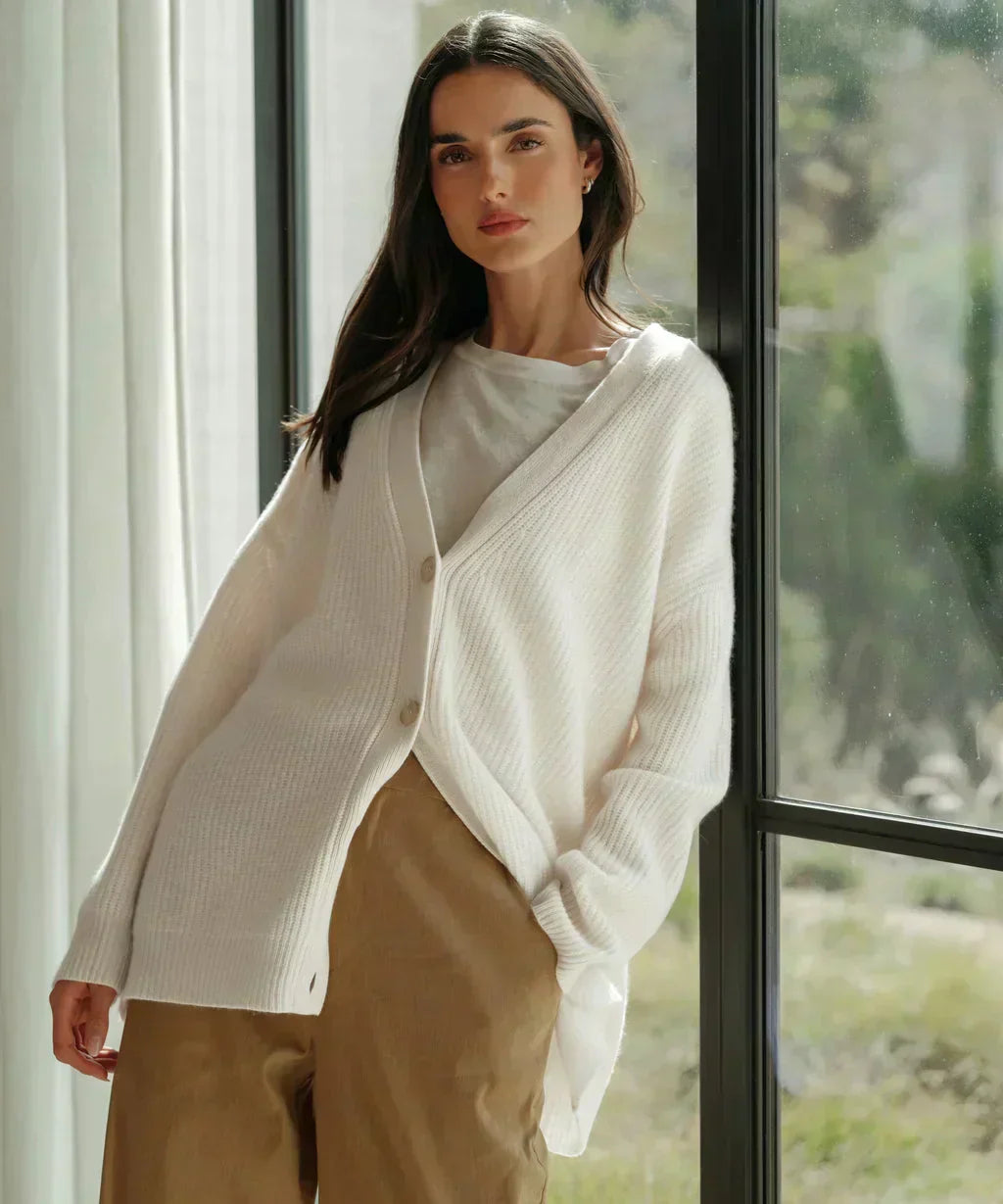 Ambra | Cardigan Ultra Confortable en Cachemire
