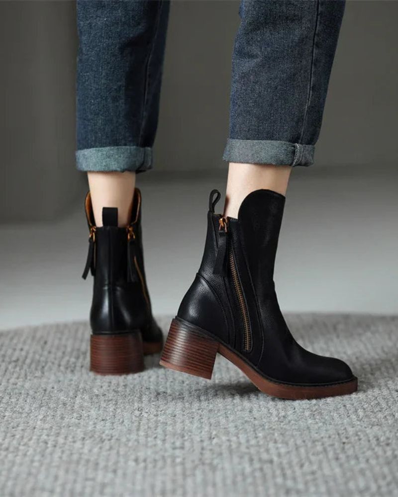 Belle Étoile Nice™ | Garciel - Bottines en cuir