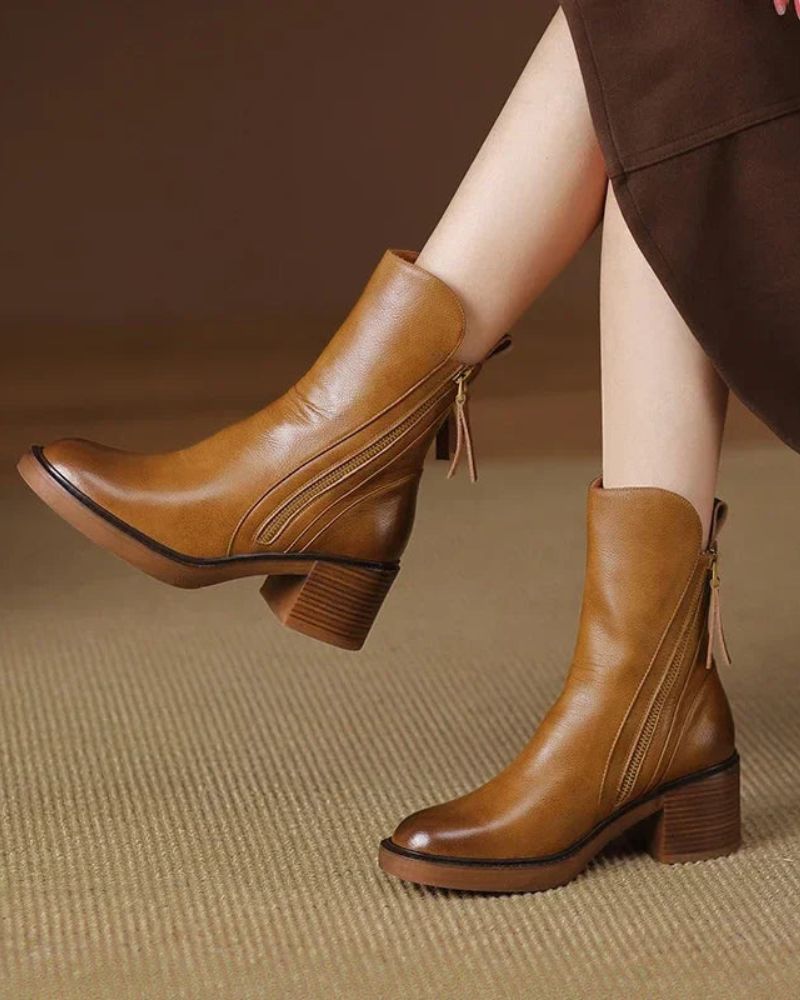 Belle Étoile Nice™ | Garciel - Bottines en cuir