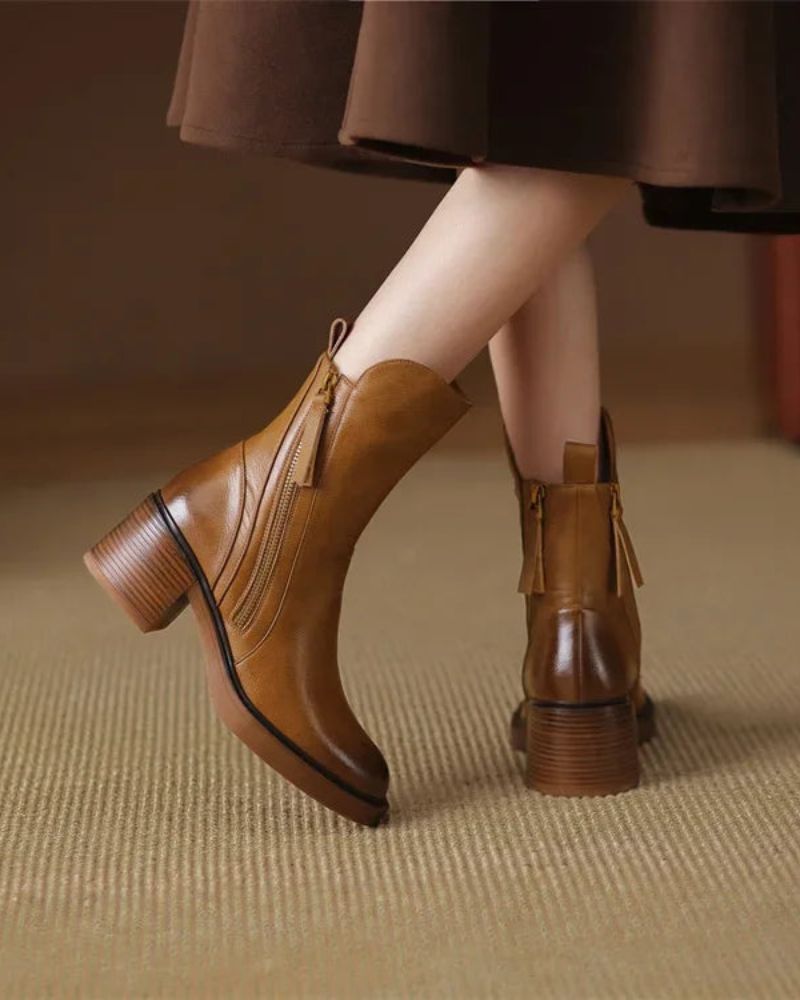 Belle Étoile Nice™ | Garciel - Bottines en cuir