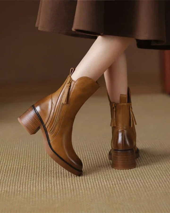 Belle Étoile Nice™ | Garciel - Bottines en cuir