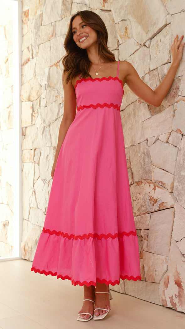 Clara - Robe longue à bretelles