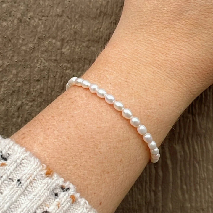 Sami™ | Bracelet perlé en nacre naturelle