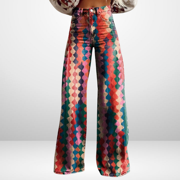 ZOE™ | Pantalon Évasé Vintage au Charme Rétro