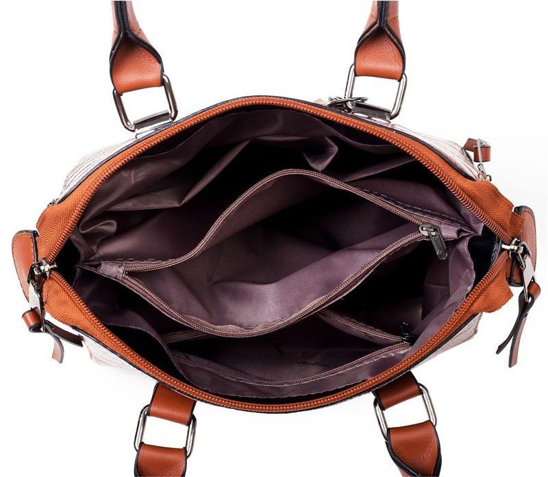 HELGA™ - ENSEMBLE DE 4 SACS EN CUIR ÉLÉGANT