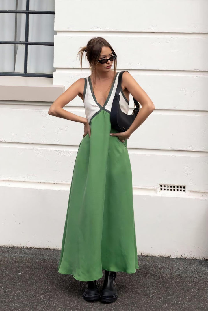 Elena - Robe Midi sans manches