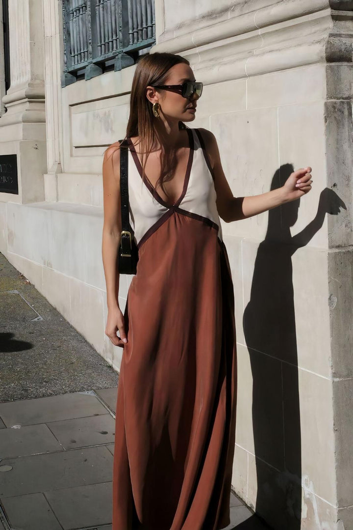 Elena - Robe Midi sans manches