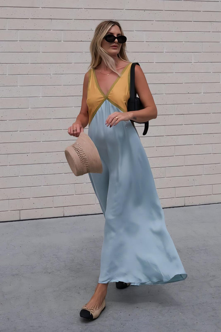 Elena - Robe Midi sans manches