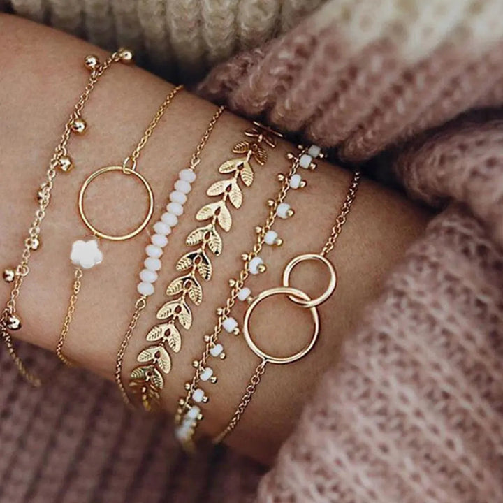 Soléa™ | Coffret de bracelets bohèmes dorés