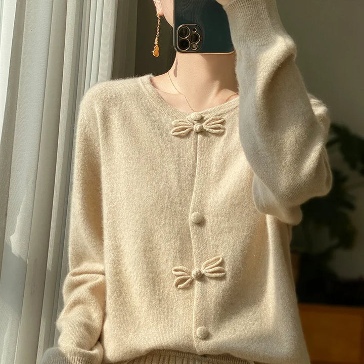 Claire | Cardigan avec Nœuds