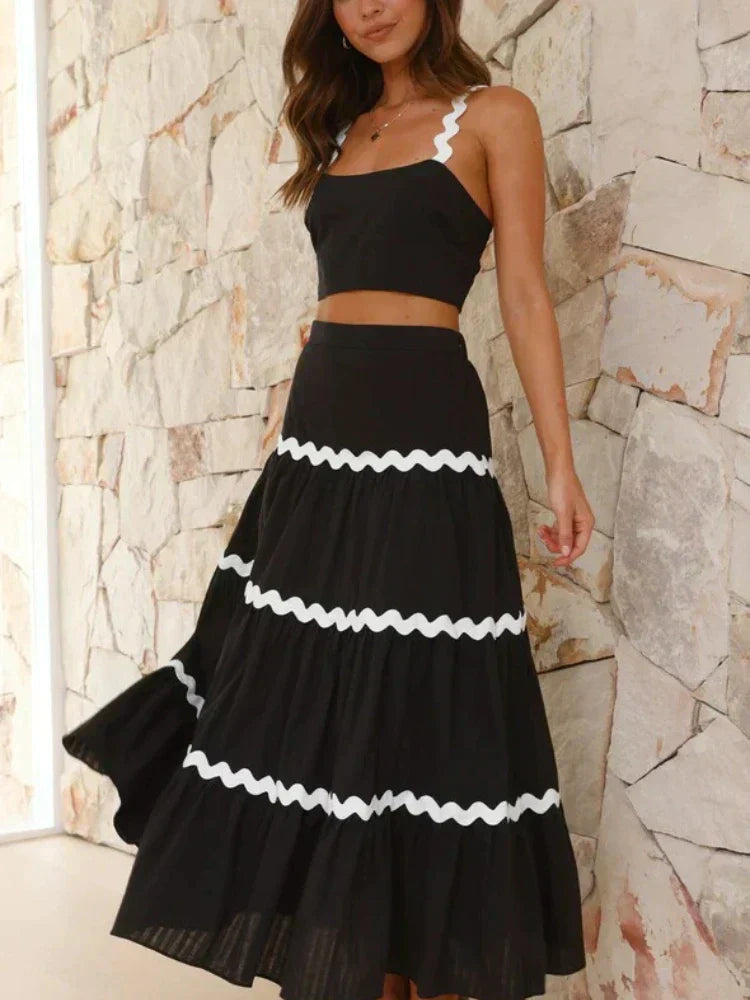 Claudia - Ensemble Top & Jupe Longue