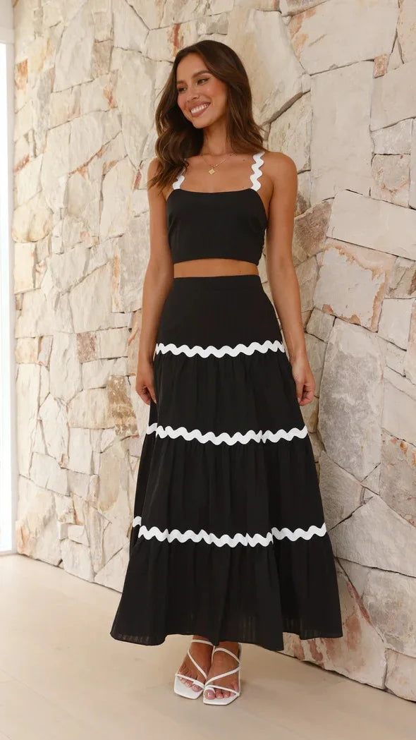 Claudia - Ensemble Top & Jupe Longue