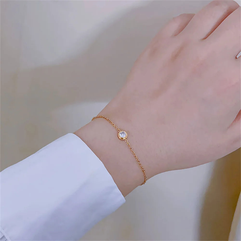 Élena™ | Bracelet classique en zirconium