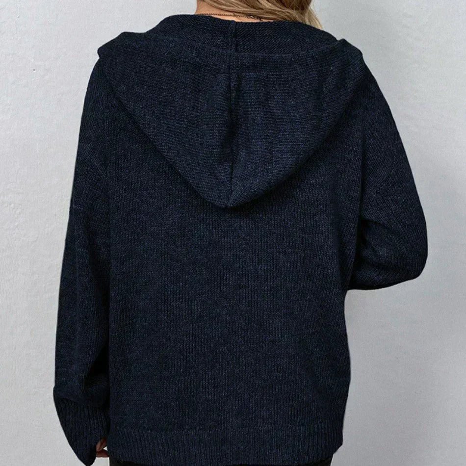 Ariella | Cardigan à Capuche et Boutons