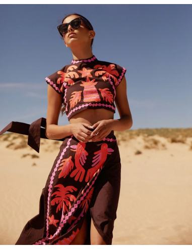 Katia - Ensemble imprimé Top et Jupe