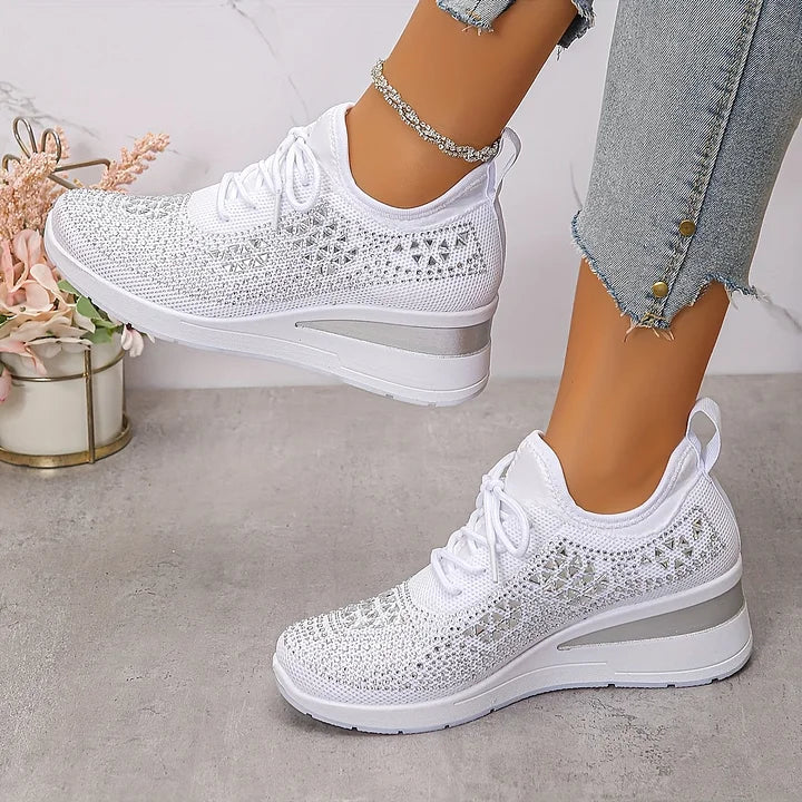 Clara | Baskets orthopédiques avec strass scintillants