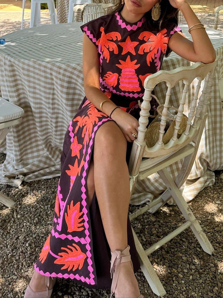 Katia - Ensemble imprimé Top et Jupe