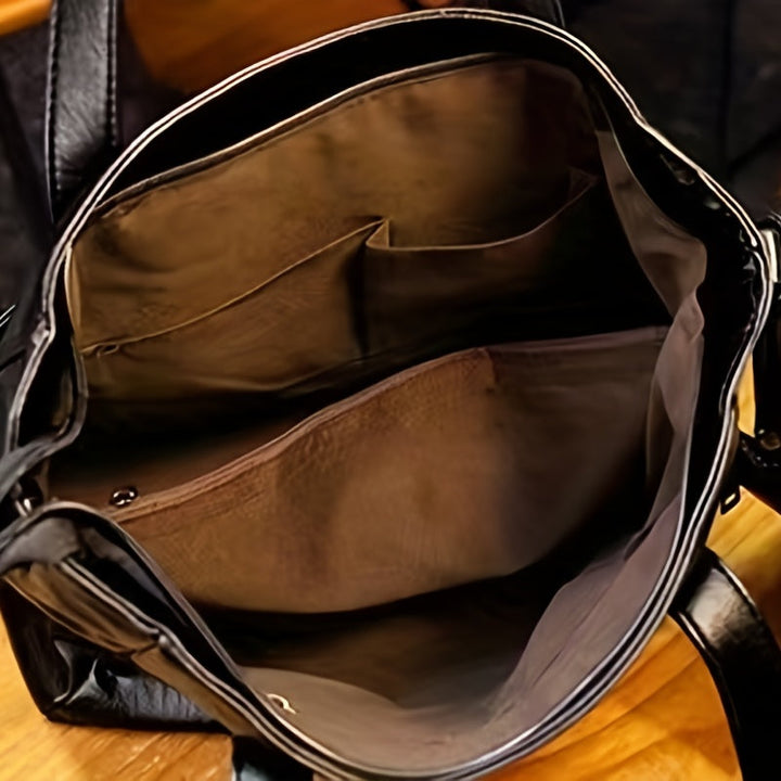 ANNELIES™ - SAC EN CUIR VEGAN RÉTRO